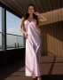 Рожева шовкова сукня з відкритою спиною (1)