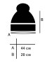 Шапка Custom Wear з бумбоном чорний з графітом [[optionset1]] (5)