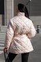 Жіноча демісезонна куртка-кімоно зі стьобаної плащової тканини (2)