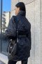 Жіноча демісезонна куртка-кімоно зі стьобаної плащової тканини (6)