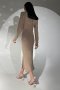 Жіноча сукня в рубчик з фігурним вирізом (7)