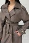 Жіноче пальто з еко-шкіри (3)