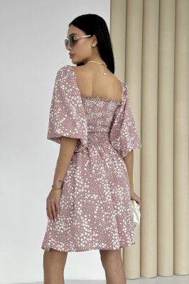 Жіноча літня сукня з квітковим принтом - 8616885 - SvitStyle