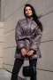 Жіноча демісезонна куртка-кімоно зі стьобаної плащової тканини (1)