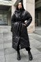 Зимове пальто на силіконі у чорному кольорі м. Харків (1)