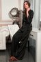 Вишукана жіноча піжама чорного кольору м. Харків	 (1)