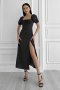 Елегантна літня сукня-міді чорний кольору м. Харків (1)