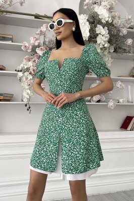 Легка літня сукня-двійка зеленого кольору м. Харків - 8540297 - SvitStyle