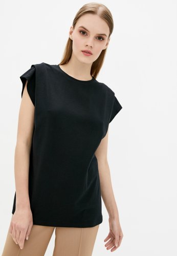 Жіноча футболка з коротким рукавом чорна - SvitStyle