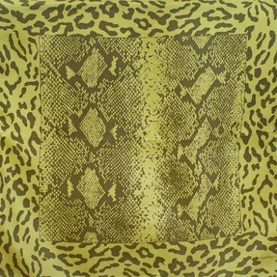 Платок шейный женский шелковый CODELLO (КОДЕЛЛО) C270245-green - SvitStyle
