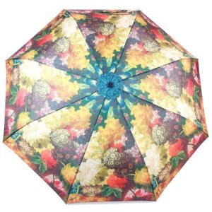 Зонт женский компактный механический FULTON (ФУЛТОН) FULL849-Flowers-vase - 7868384 - SvitStyle