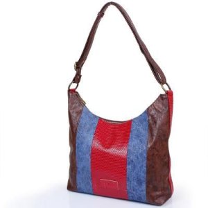 Женская сумка из качественного кожезаменителя  LASKARA (ЛАСКАРА) LK10187-brown - 7868413 - SvitStyle