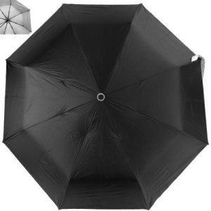 Зонт женский полуавтомат FARE (ФАРЕ) FARE5529-black-silver - 7869267 - SvitStyle