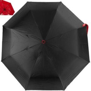 Зонт женский полуавтомат FARE (ФАРЕ) FARE5529-black-red - SvitStyle