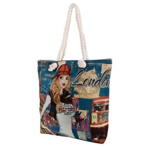 Женская пляжная тканевая сумка VALIRIA FASHION 3DETAL1811-4 - SvitStyle