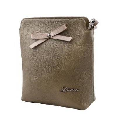 Женская кожаная сумка DESISAN SHI1513-green - SvitStyle