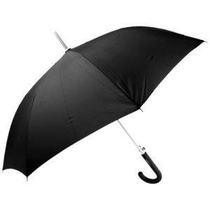 Зонт-трость женский полуавтомат FARE FARE7870-black - SvitStyle
