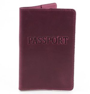 Женская кожаная обложка для паспорта DNK LEATHER DNK-Pasport-Hcol-L - SvitStyle