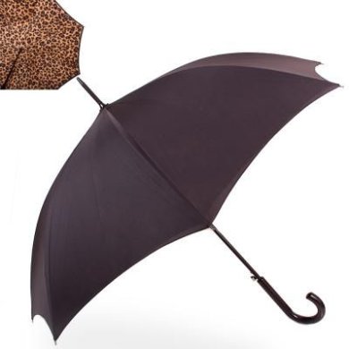 Зонт-трость женский полуавтомат с двойным куполом FULTON FULL754-Lunx - SvitStyle