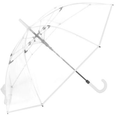 Зонт-трость женский полуавтомат FARE, коллекция Pure FARE7112-white - SvitStyle