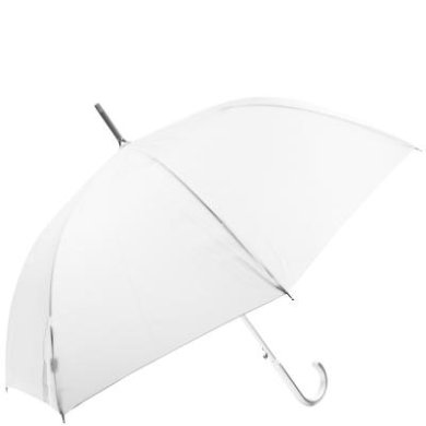 Зонт-трость женский полуавтомат FARE, серия Lightmatic FARE7850-white - SvitStyle