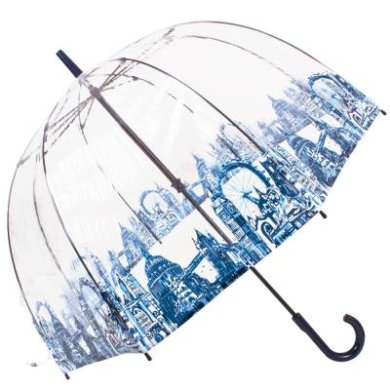 Зонт-трость женский механический FULTON  FULL042-London-Icons - SvitStyle
