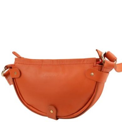 Женская кожаная сумка-клатч LASKARA LK-DM232-orange - SvitStyle